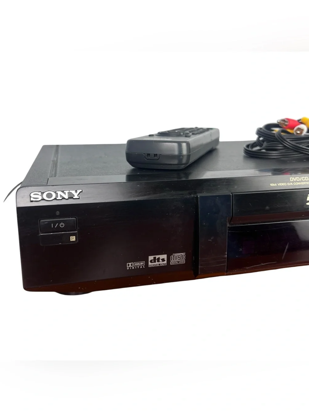 Sony DVP-S330 DVD/CD/Video Player Bundle W/ AV Cord Remote Tested Working